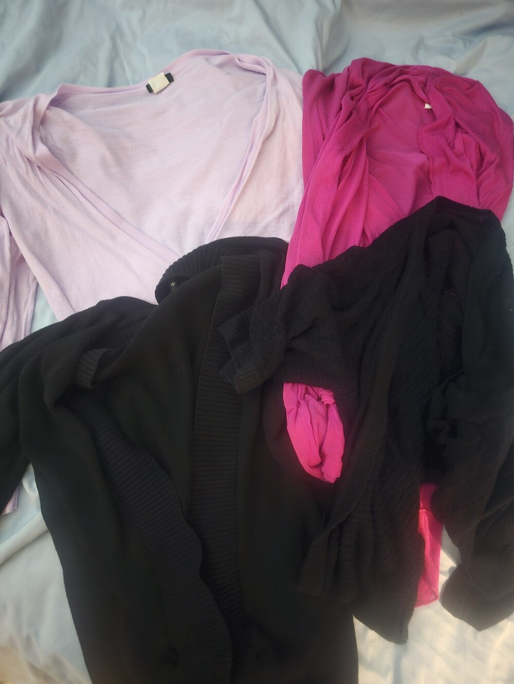 Lot of Women's Lightweight Tops in Pink, Magenta & Black
